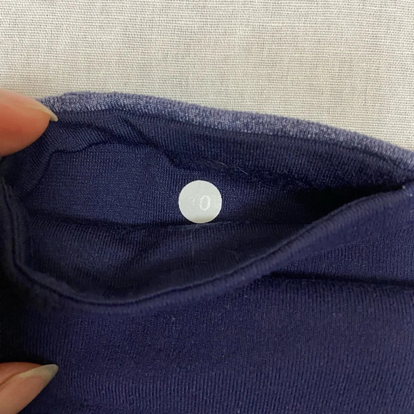 Lululemon Athletica 2 toned cropped leggings Sz 10 - Picture 3 of 6